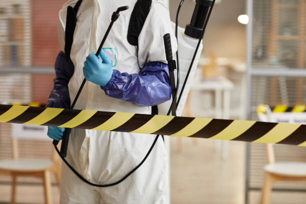 Professional Biohazard Cleanup technician working in Dunnellon, FL